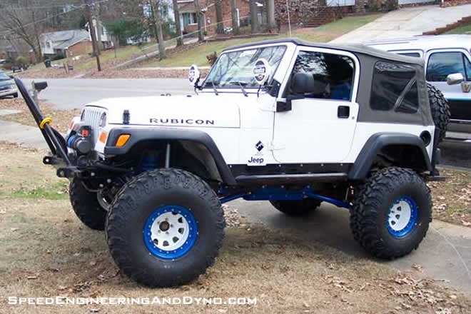 LSE Customers daily driver Rubicon on 36" IROKs 